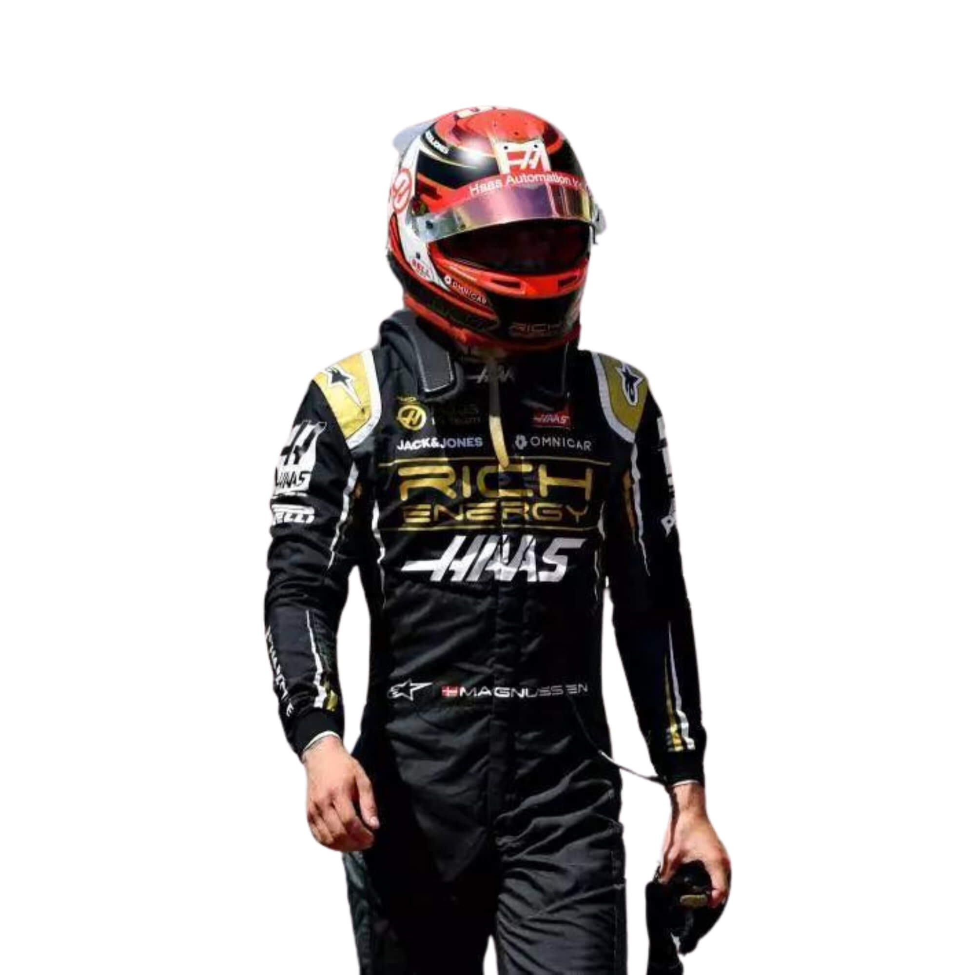 2019 Kevin Magnussen Brazilian GP F1 Racing Suit - Image 3