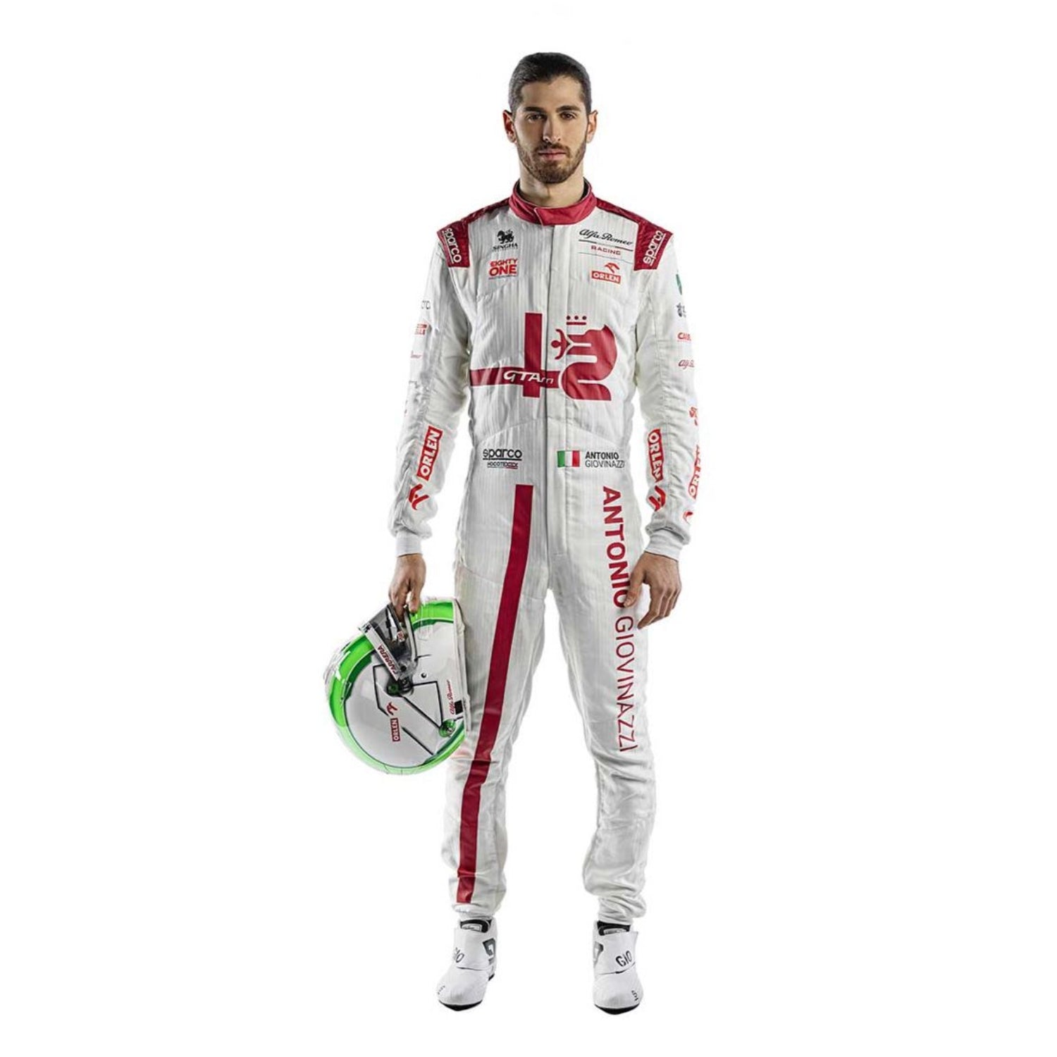 2021 Antonio Giovinazzi F1 Racing Suit - Image 2
