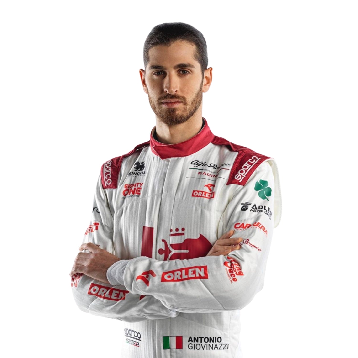 2021 Antonio Giovinazzi F1 Racing Suit - Image 4