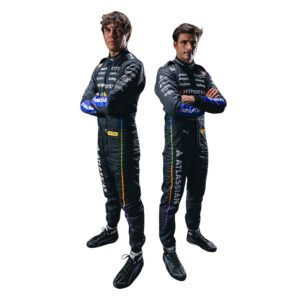 2025 F1 Racing Suit Worn By Carlos Sainz and Alenaxder Albon Las Vegas GP