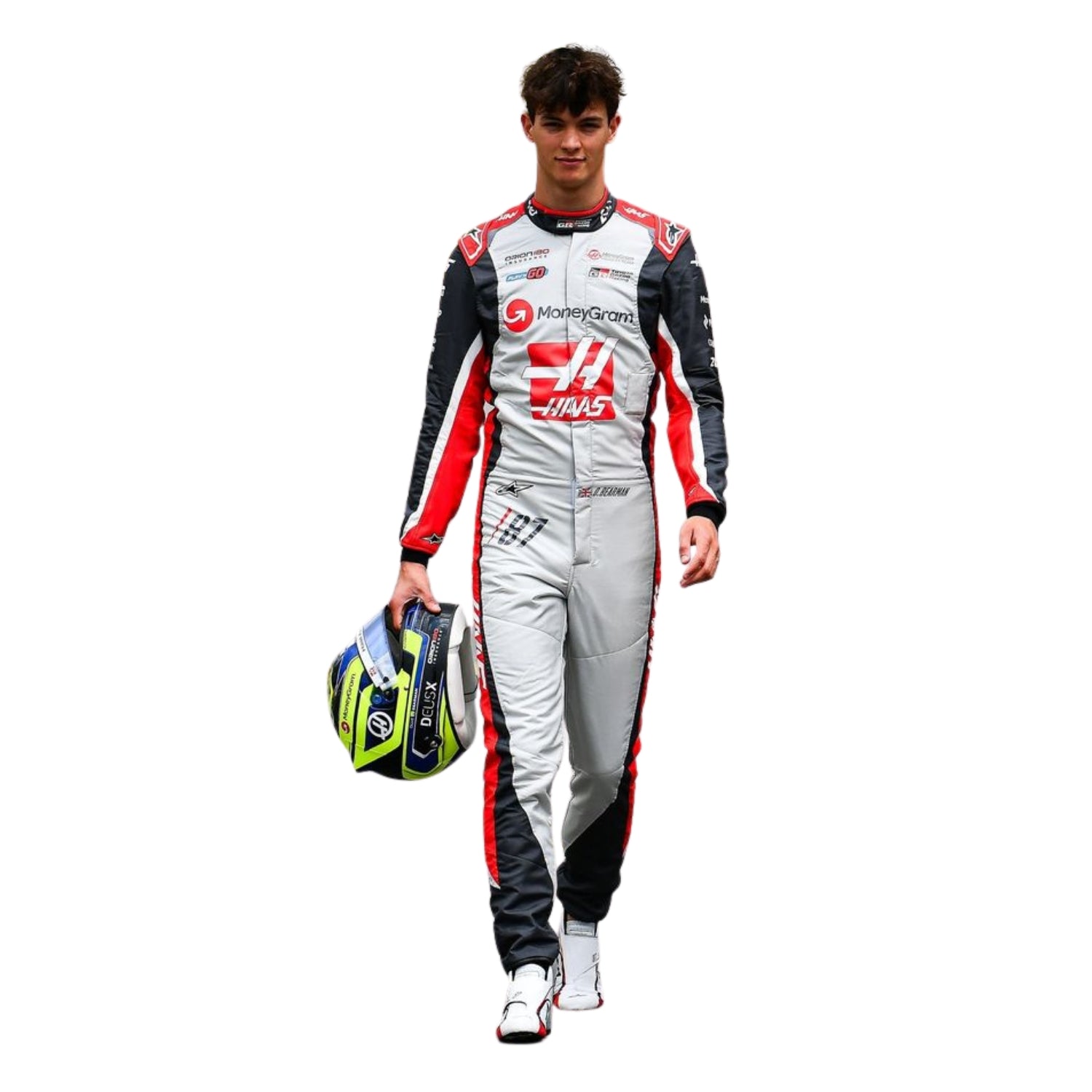 2025 F1 Racing Suit Worn By Esteban Ocon And Oliver Bearman 200th race look Canadian GP - Image 4