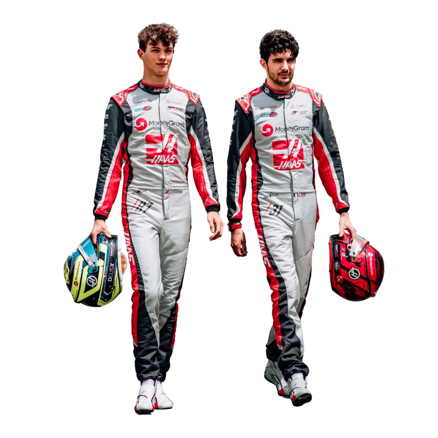 2025 F1 Racing Suit Worn By Esteban Ocon And Oliver Bearman 200th race look Canadian GP - Image 2