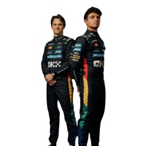 2025 F1 Racing Suit Worn by Lando Norris & Oscar Piastri - Silverstone British GP