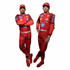 2025 F1 Racing Suit Worn by Charles Leclerc & Lewis Hamilton - Las Vegas GP