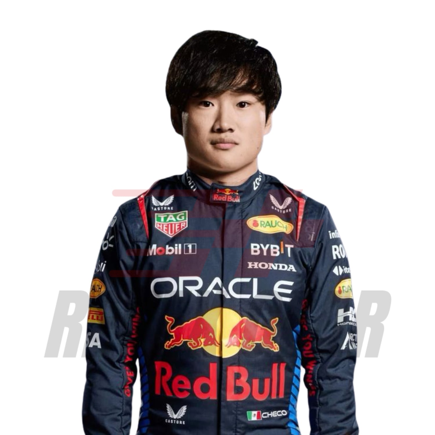 Yuki Tsunoda 2025 Bahrain F1 Race Suit - Image 3