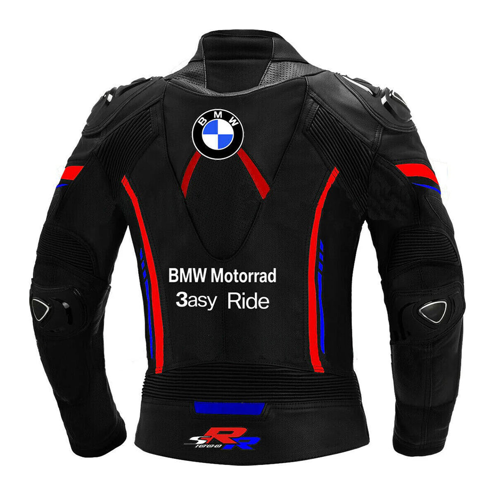 BMW Motorrad Men's Sport Motorcycle Leather Jacket - Image 2