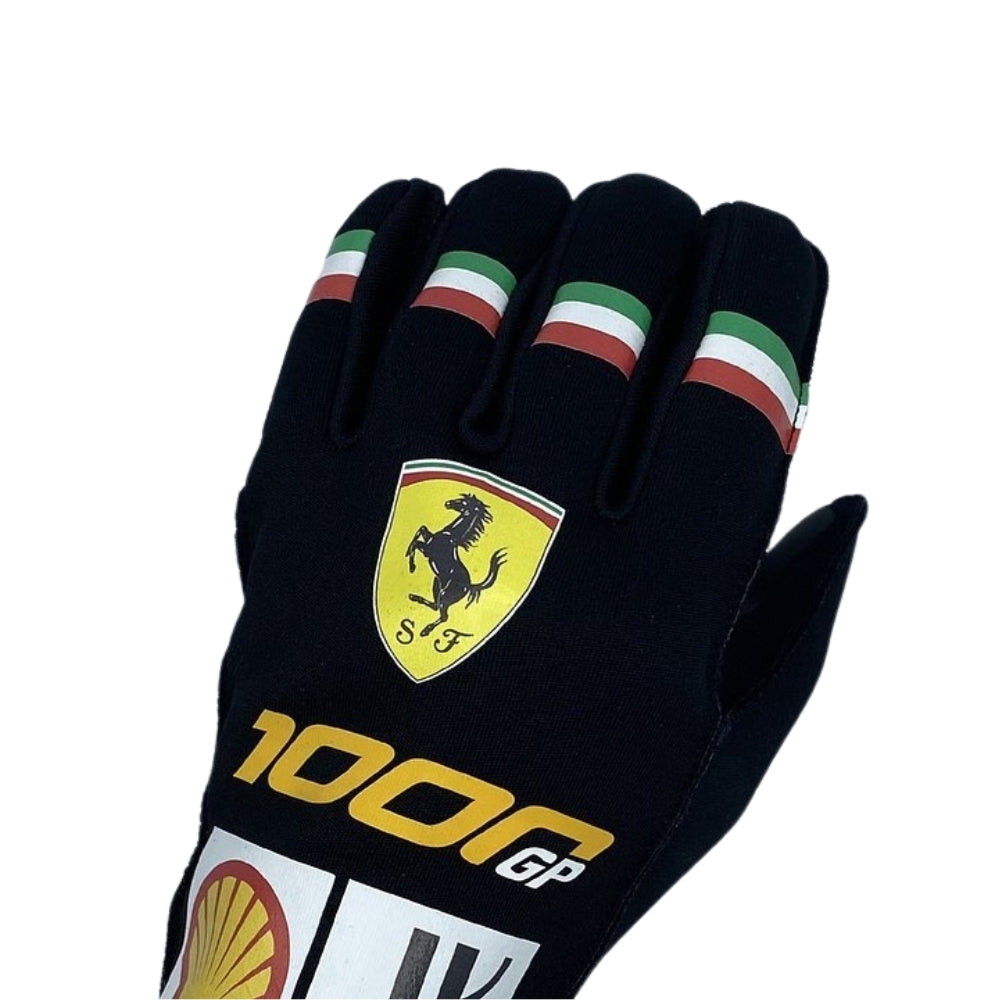 Charles Leclerc 2020 1000 GP F1 Racing Gloves - Image 2