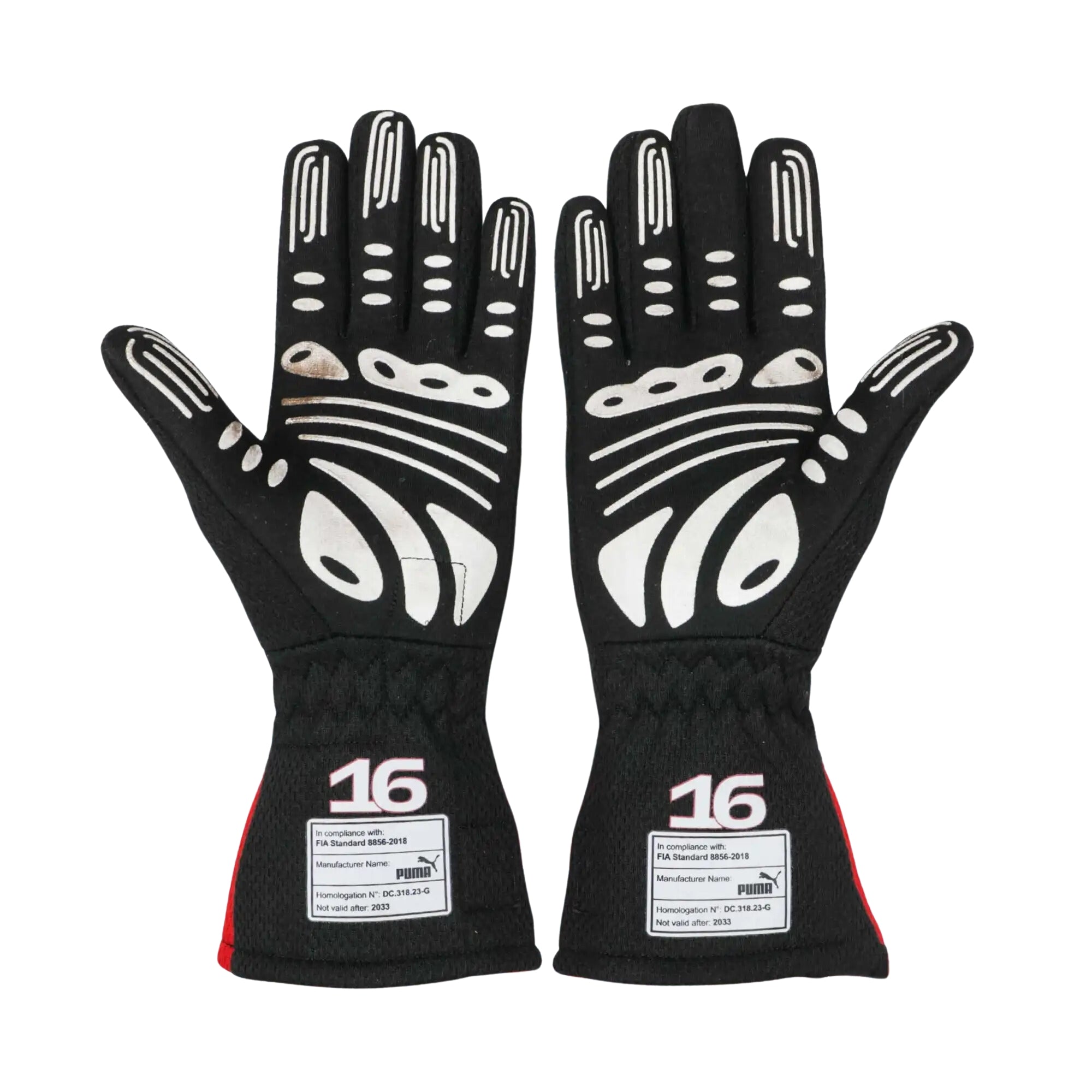 Charles Leclerc 2023 F1 Racing Gloves - Image 2