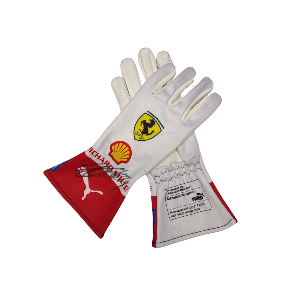 Charles Leclerc 2023 Monaco GP F1 Racing Gloves - Image 2