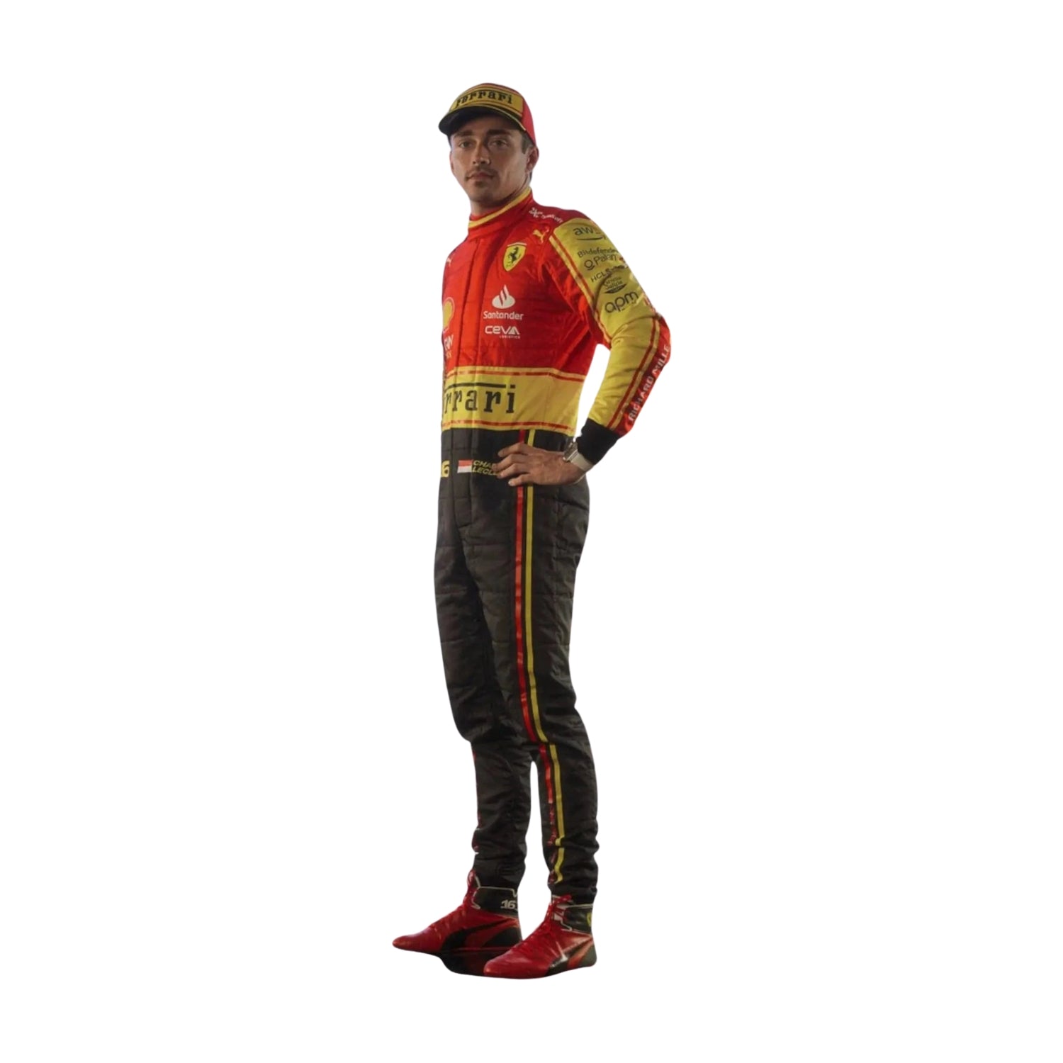2023 Charles Leclerc Monza Special Edition F1 Racing Suit - Image 2