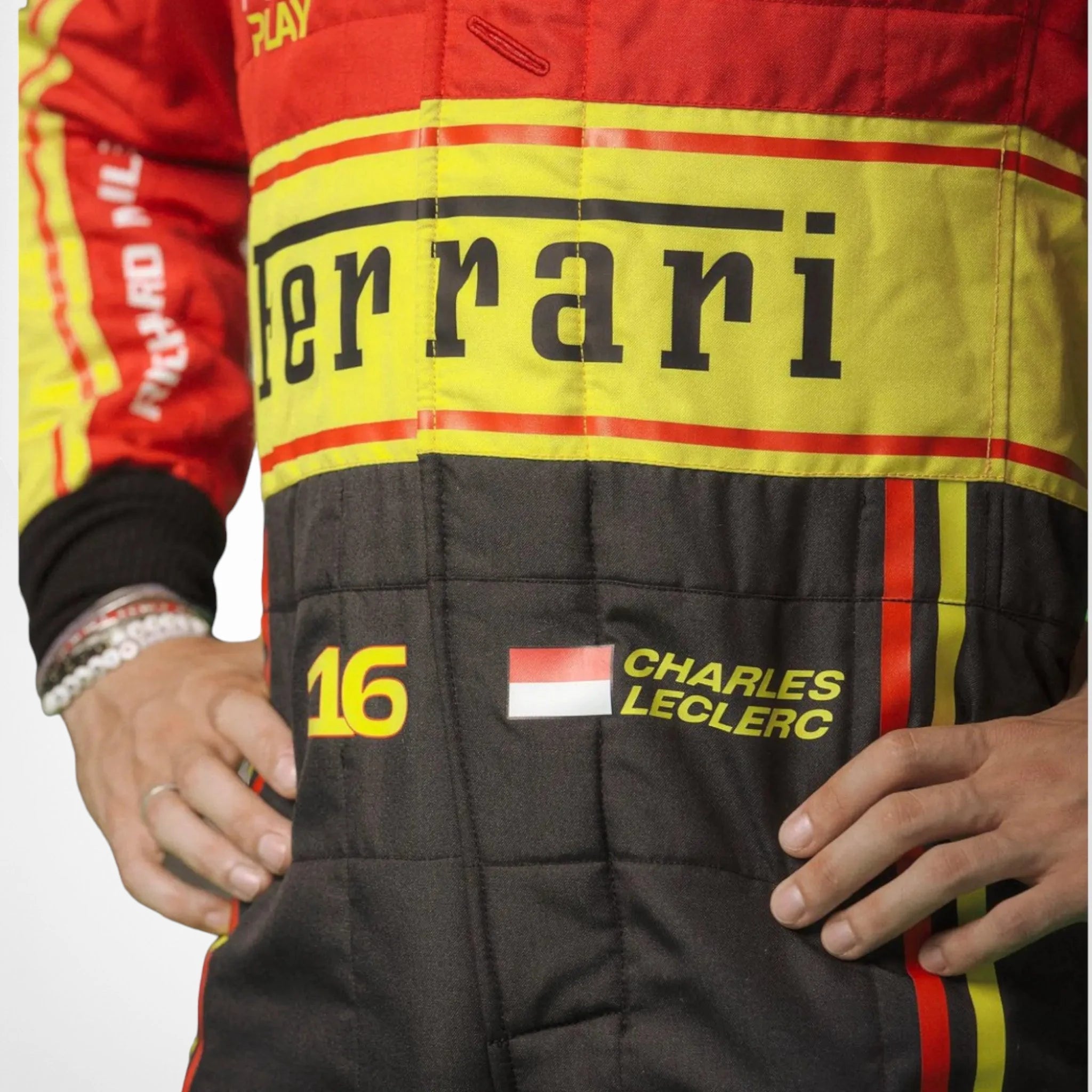 2023 Charles Leclerc Monza Special Edition F1 Racing Suit - Image 5