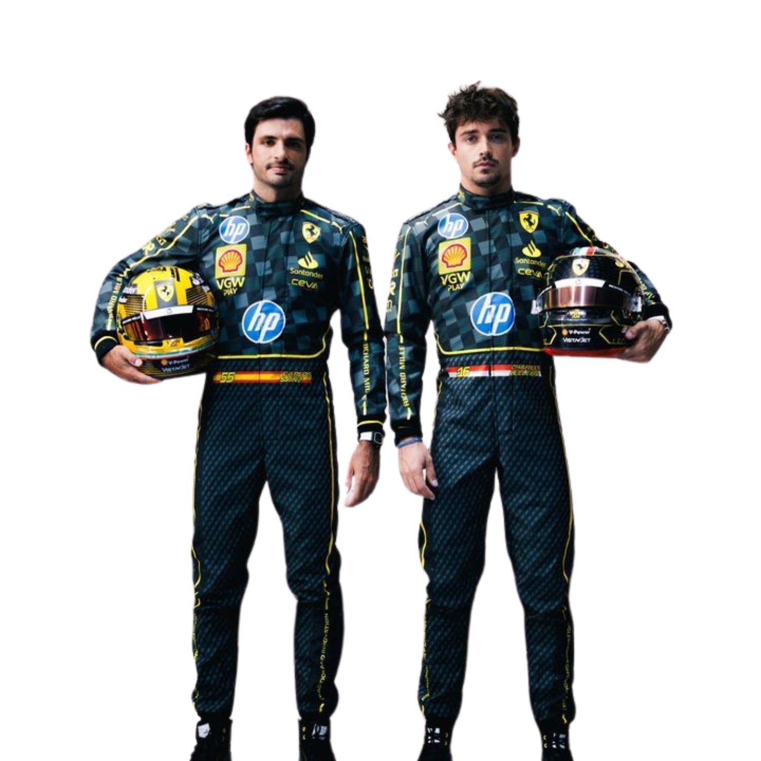 2024 Charles Leclerc HP Italy GP F1 Racing Suit - Image 5