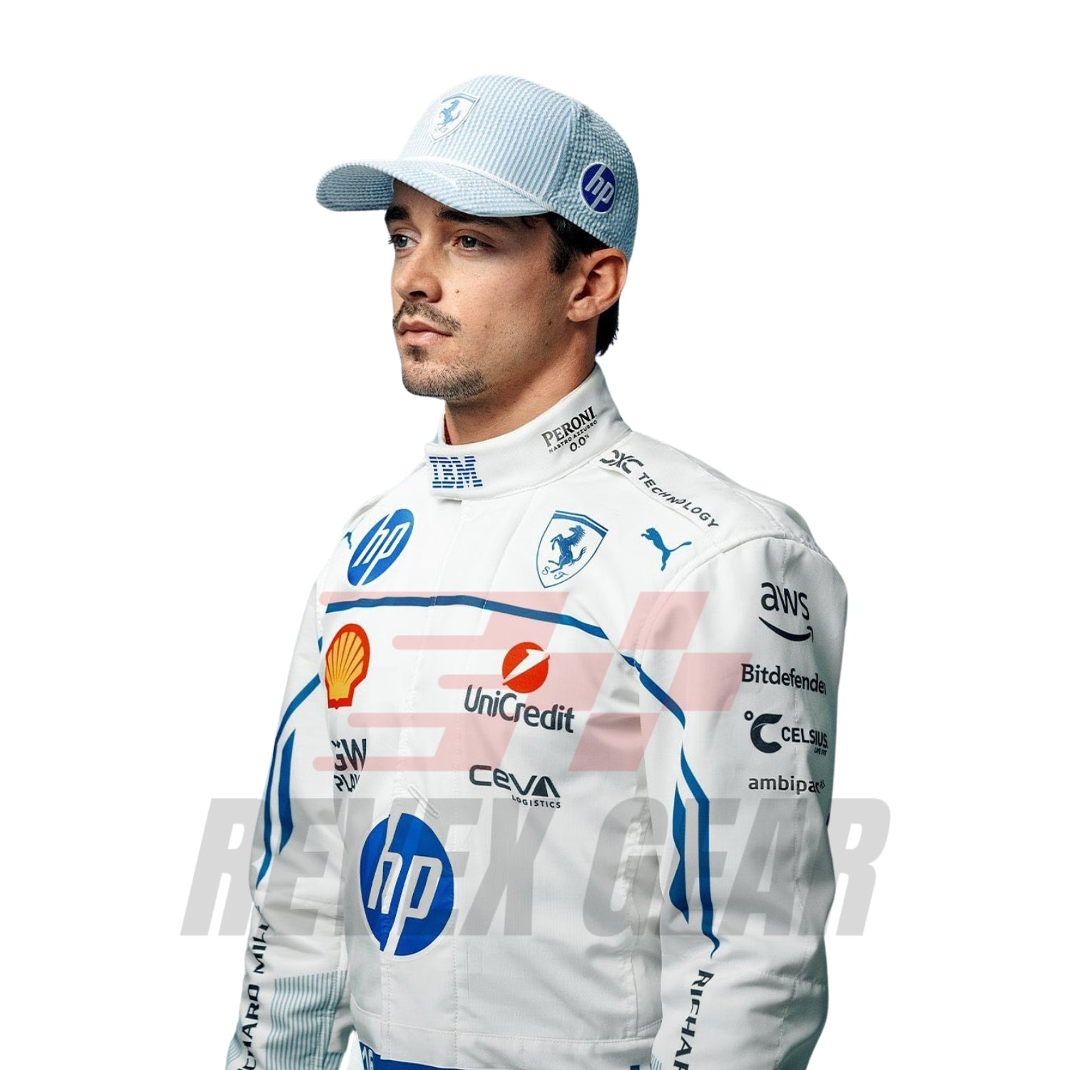 Charles Leclerc 2025 Monaco GP F1 Racing Suit - Image 2