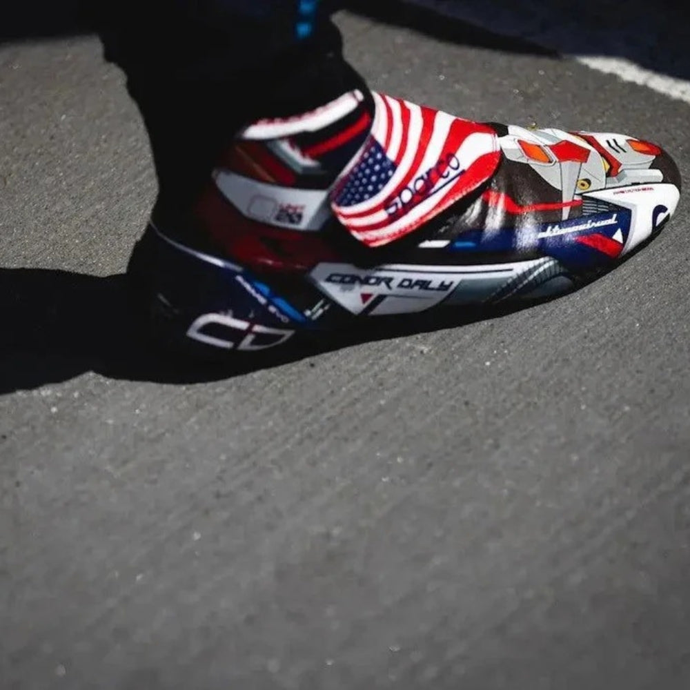 Conor Daly 2022 IndyCar Racing Shoes - Image 3