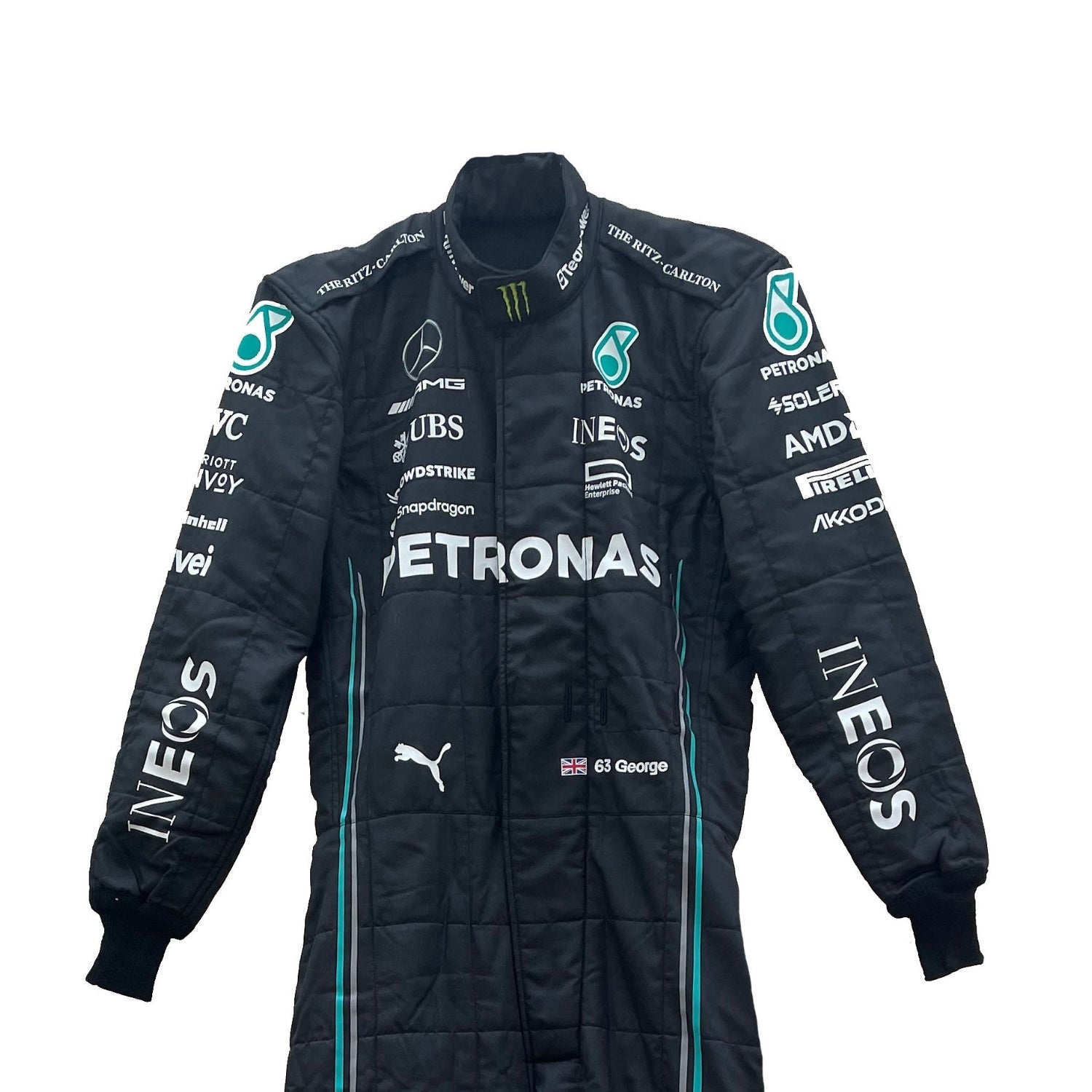 2023 George Russell F1 Racing Suit - Image 6