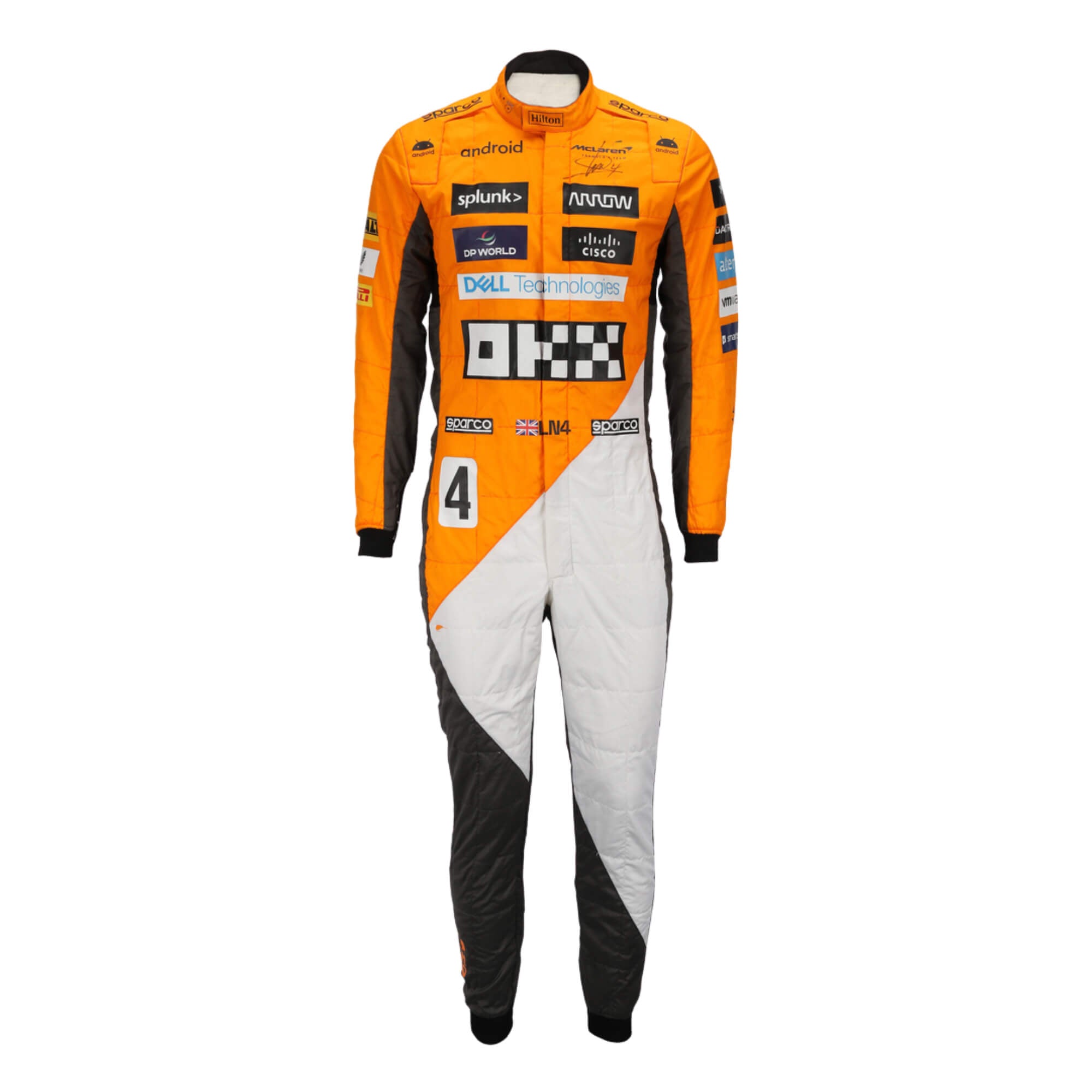 2023 Lando Norris 'Triple Crown' Spanish GP F1 Racing Suit - Image 2