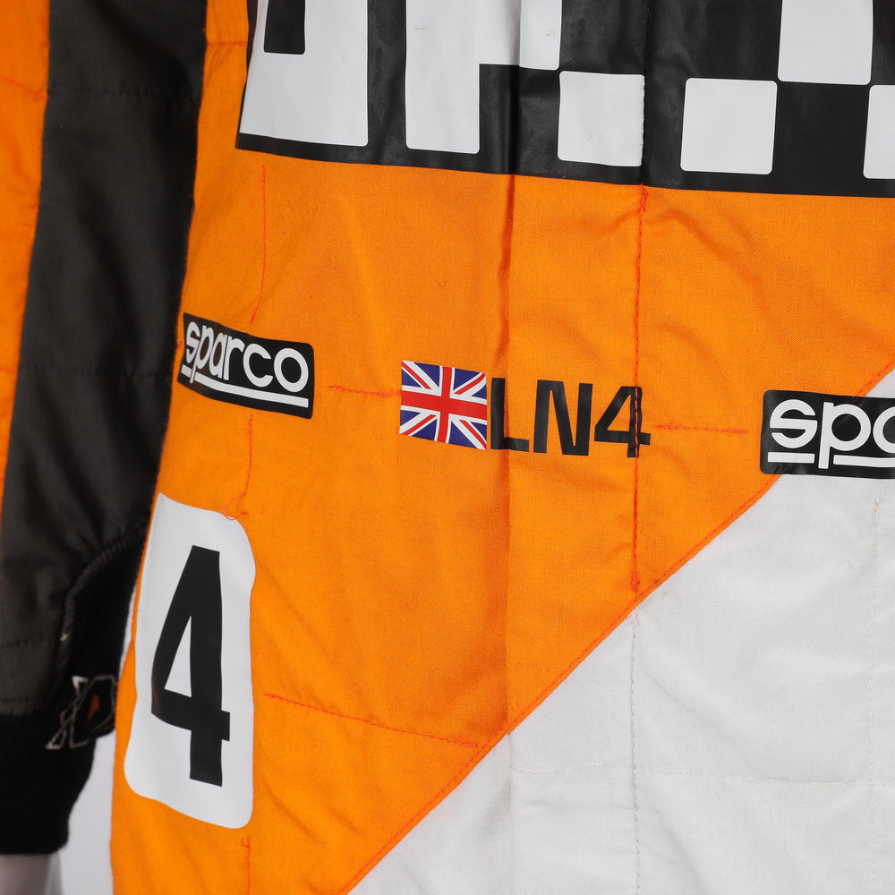 2023 Lando Norris 'Triple Crown' Spanish GP F1 Racing Suit - Image 5