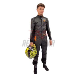 Lando Norris 2025 Livery Reveal F1 Racing Suit