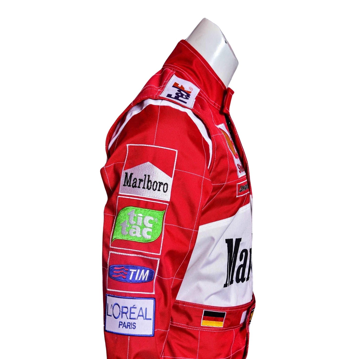 Michael Schumacher 2001 Belgian GP F1 Racing Suit - Image 4