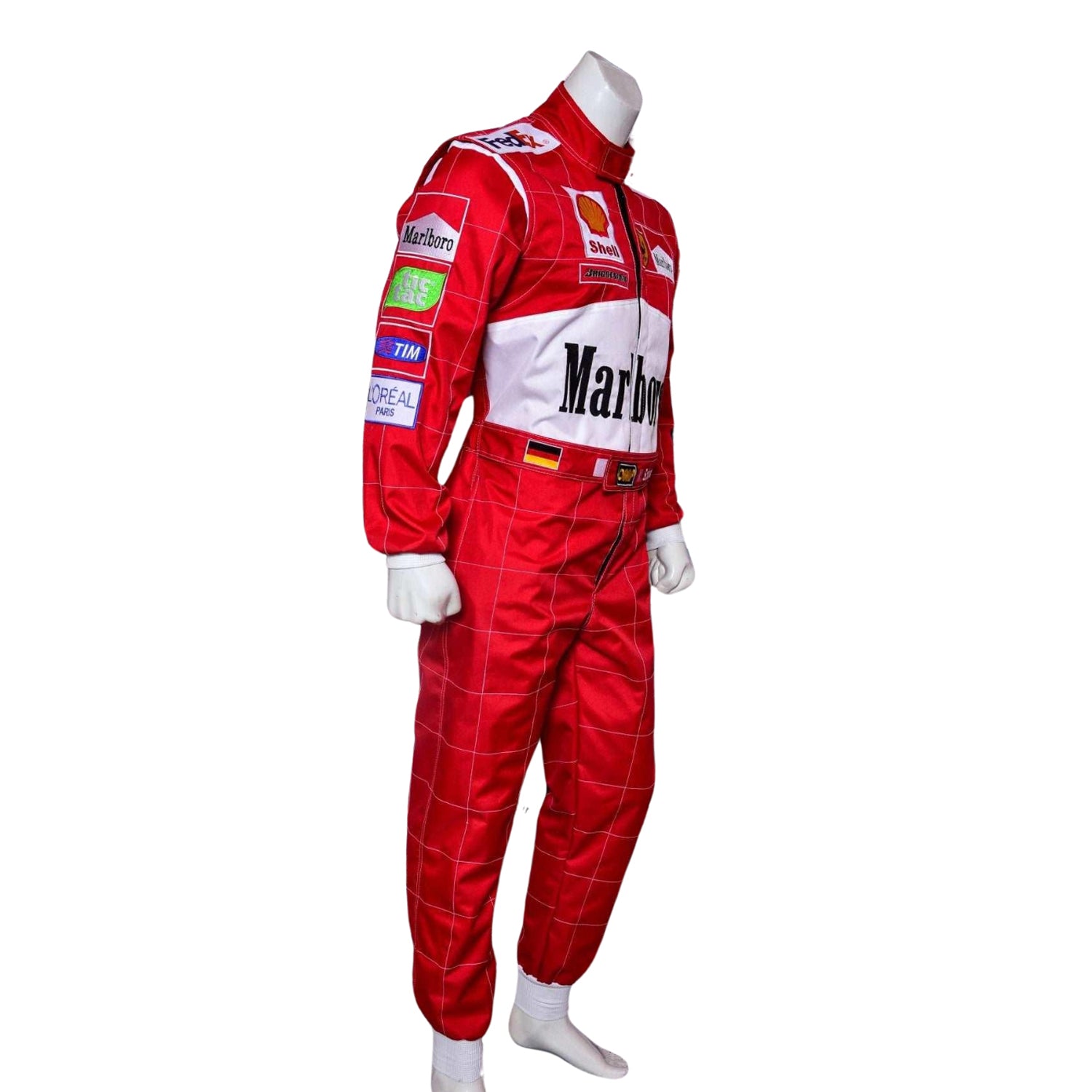 Michael Schumacher 2001 Belgian GP F1 Racing Suit - Image 6