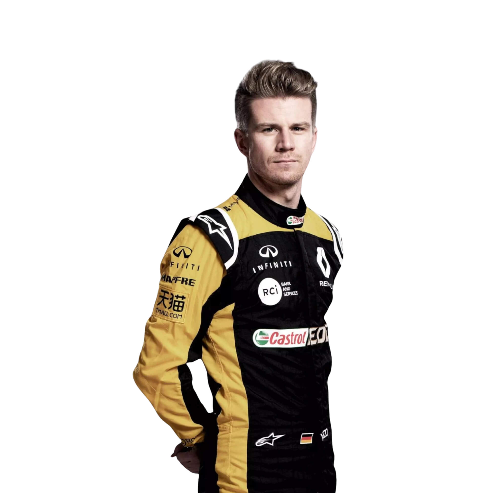 Nico Hulkenberg 2018 F1 Racing Suit - Image 3
