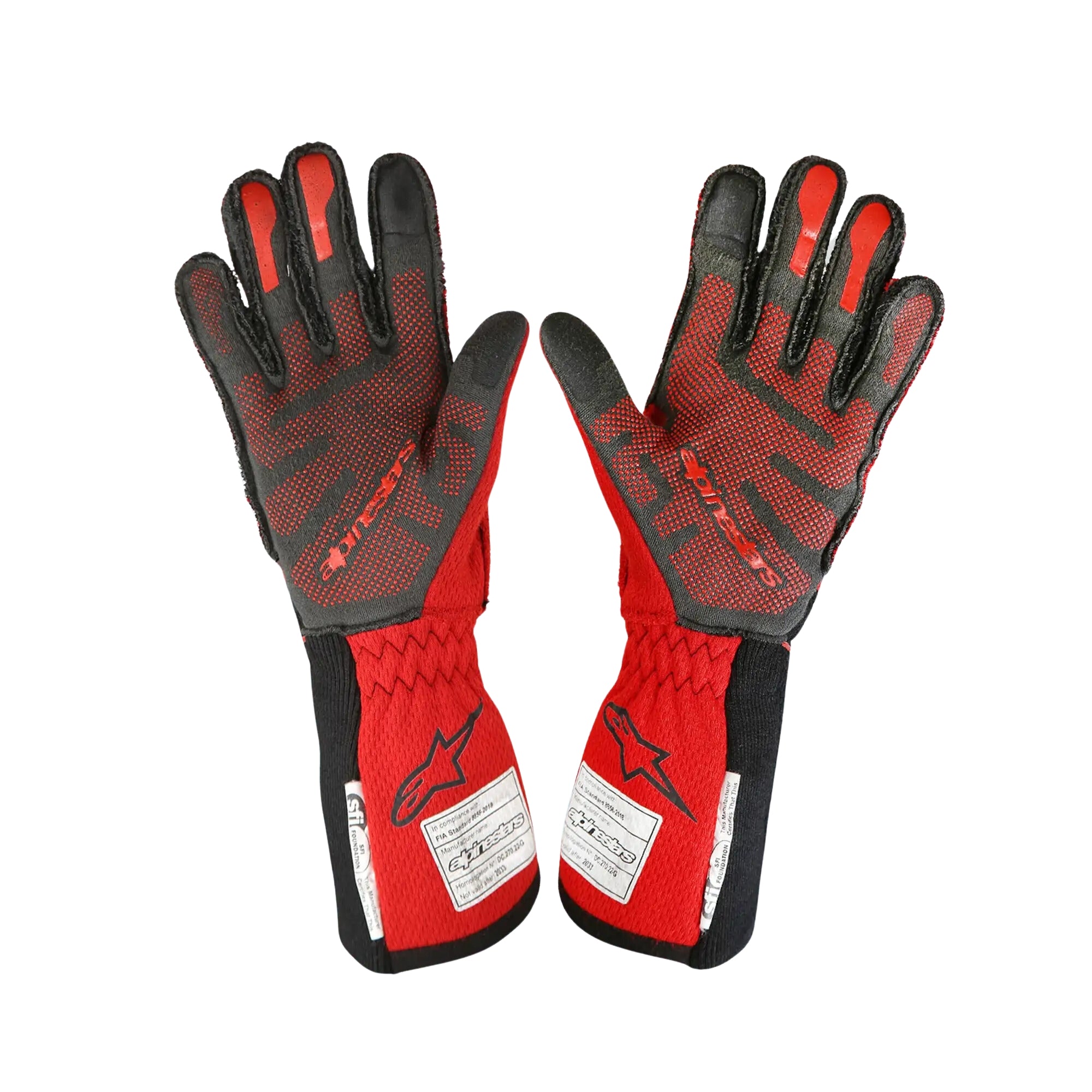 Romain Grosjean 2023 IndyCar Racing Gloves - Image 2
