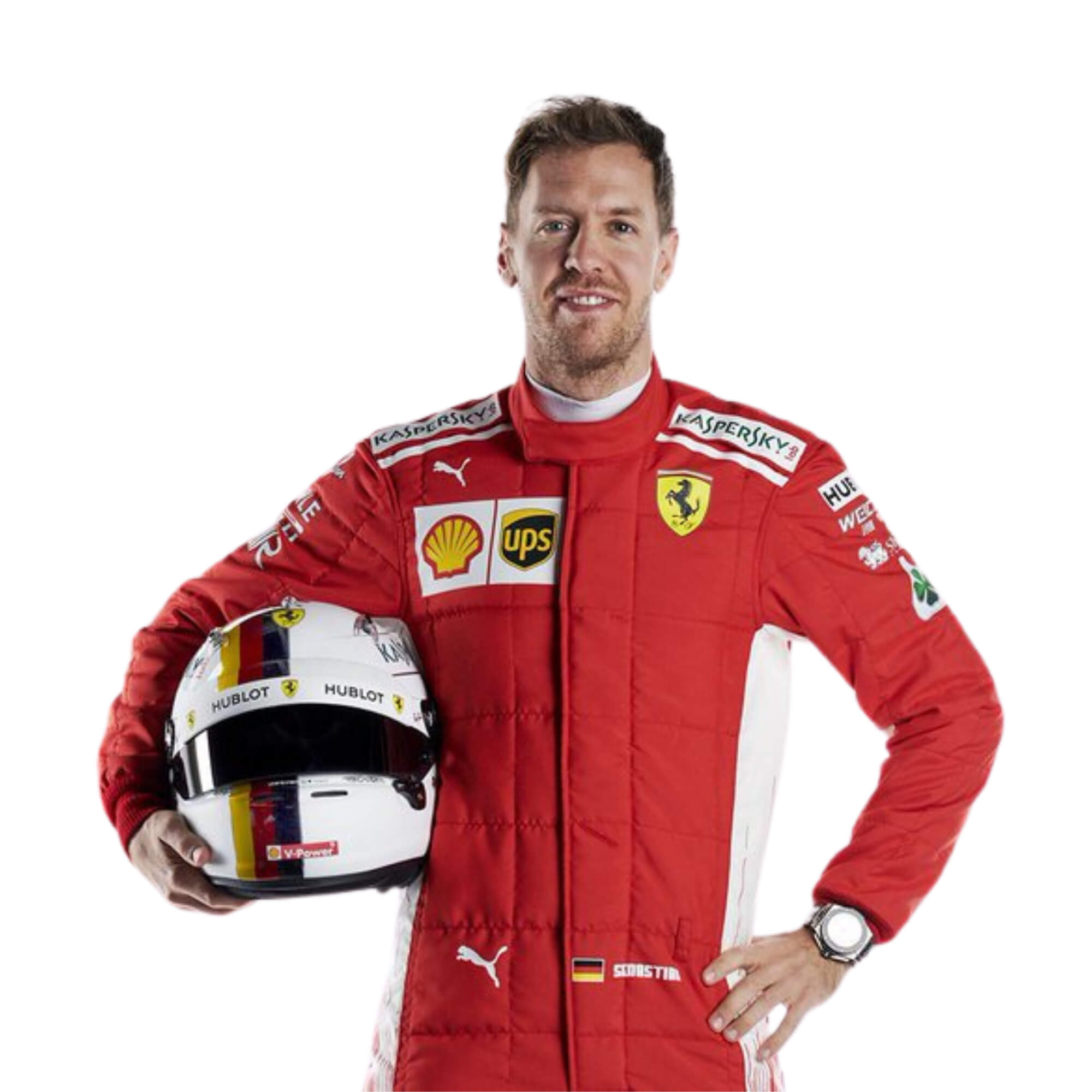 2018 Sebastian Vettel F1 Racing Suit - Image 2