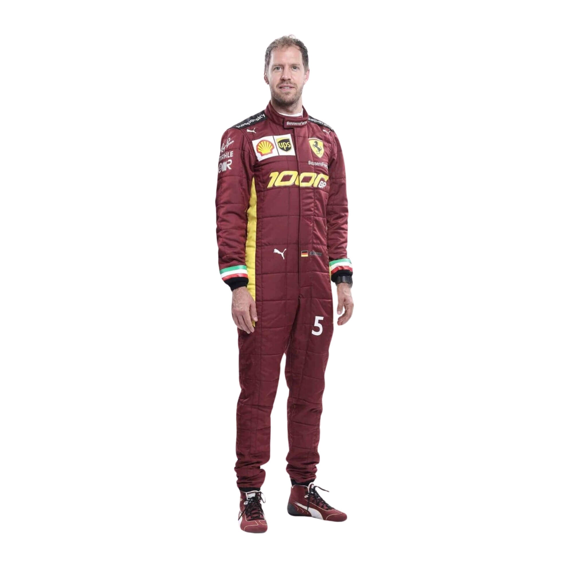 2020 Sebastian Vettel 1000 GP F1 Racing Suit - Image 2