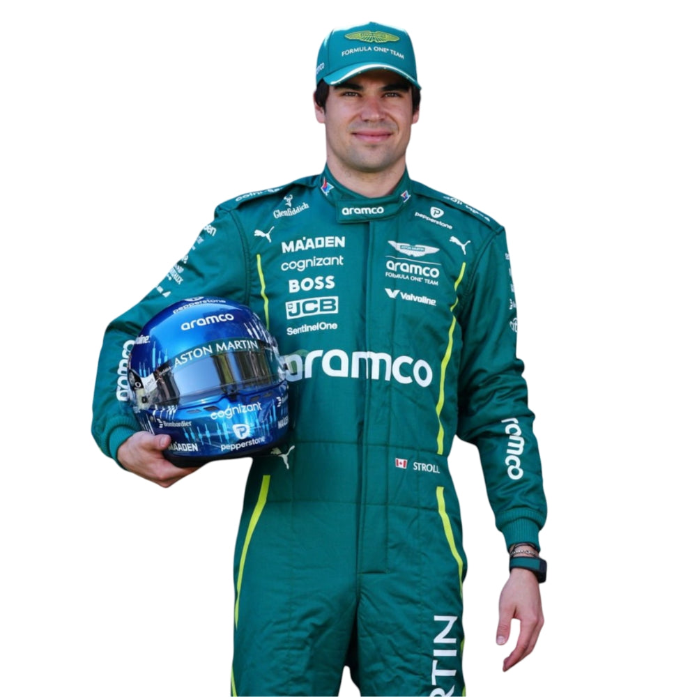 Lance Stroll Aston Martin F1 Racing Suit 2025 - Image 2