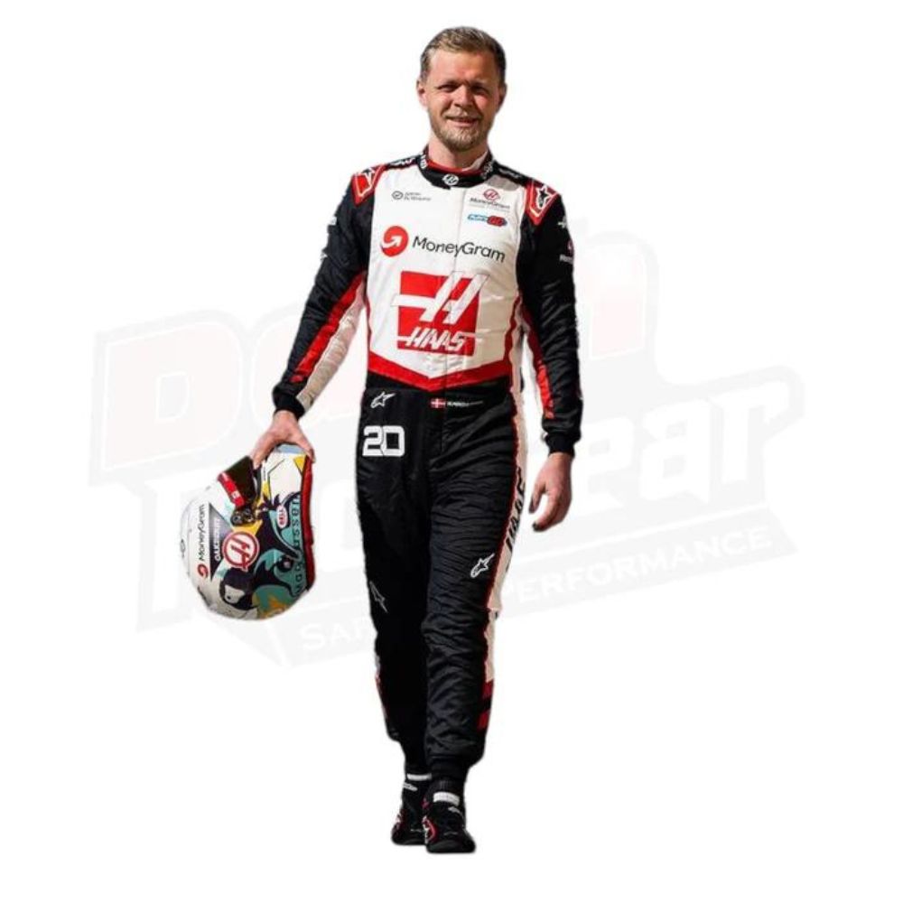 Formula 1 Racing Suit Kevin Magnussen Haas 2024 - Image 3