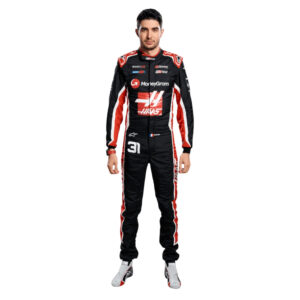 Esteban Ocon Haas F1 Team Racing Suit 2025