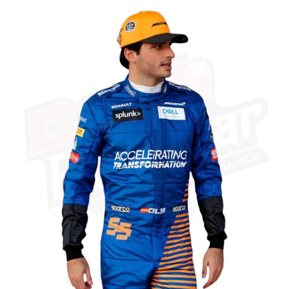 2020 Formula 1 Race Suit Carlos Sainz Mcleran - Image 4