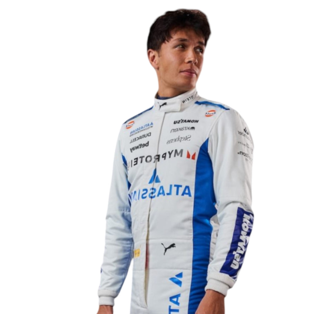 Alexander Albon Williams F1 Team Racing Suit 2025 - Image 3