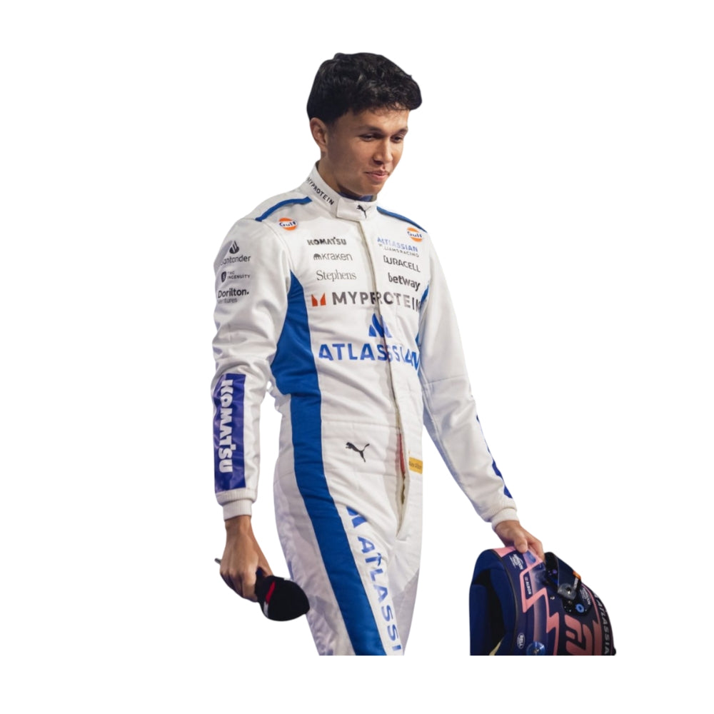 Alexander Albon Williams F1 Team Racing Suit 2025 - Image 2