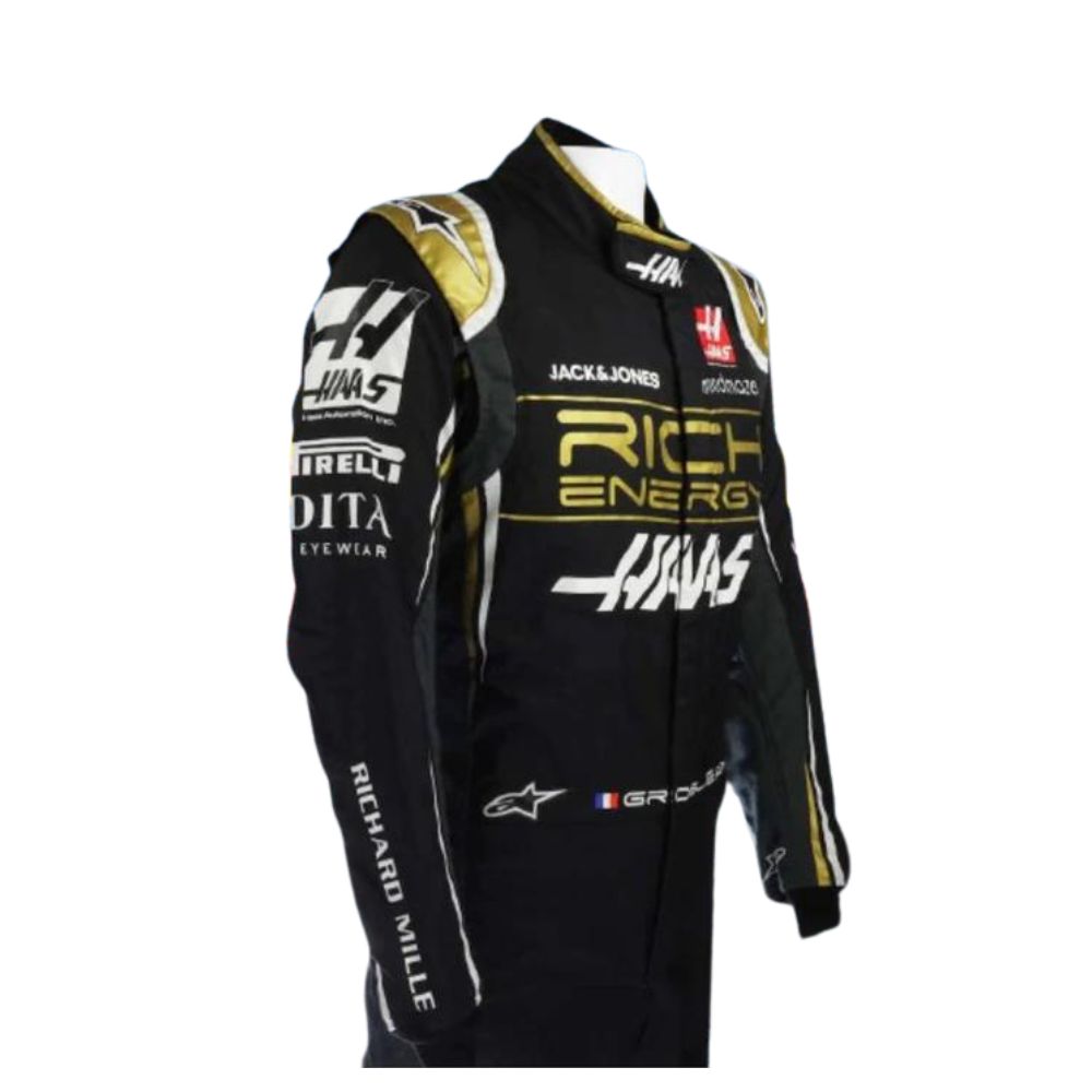 Formula 1 Race Suit Romain Grosjean Haas 2019 - Image 4