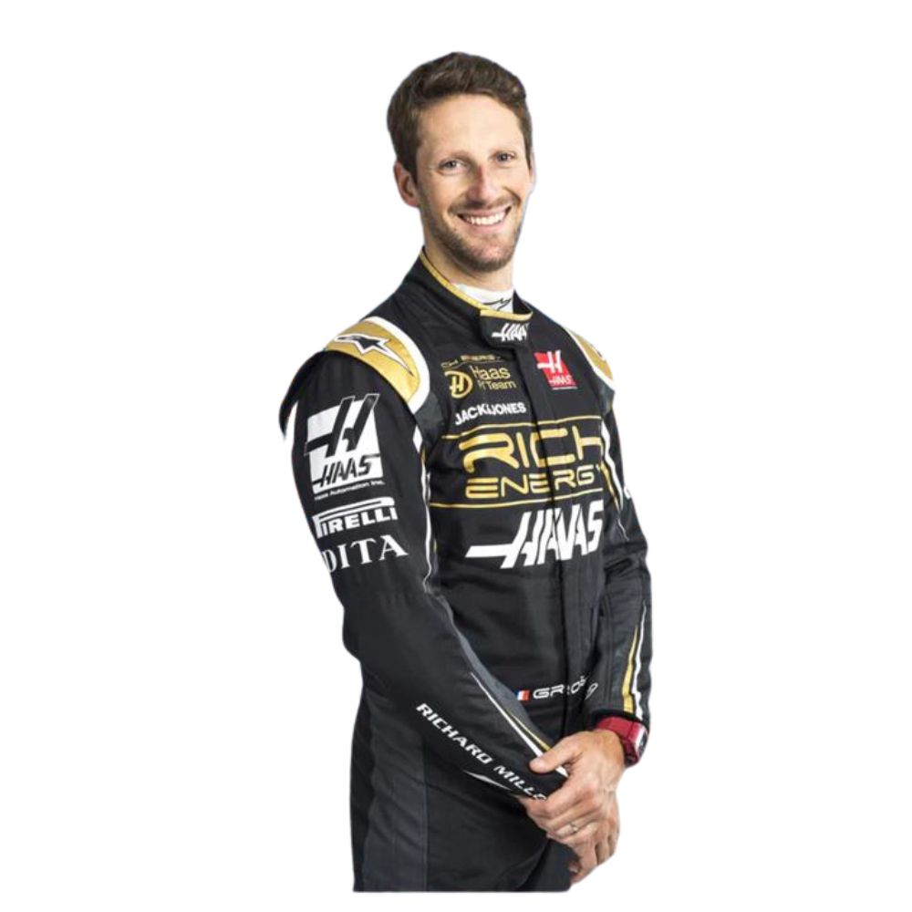 Formula 1 Race Suit Romain Grosjean Haas 2019 - Image 2