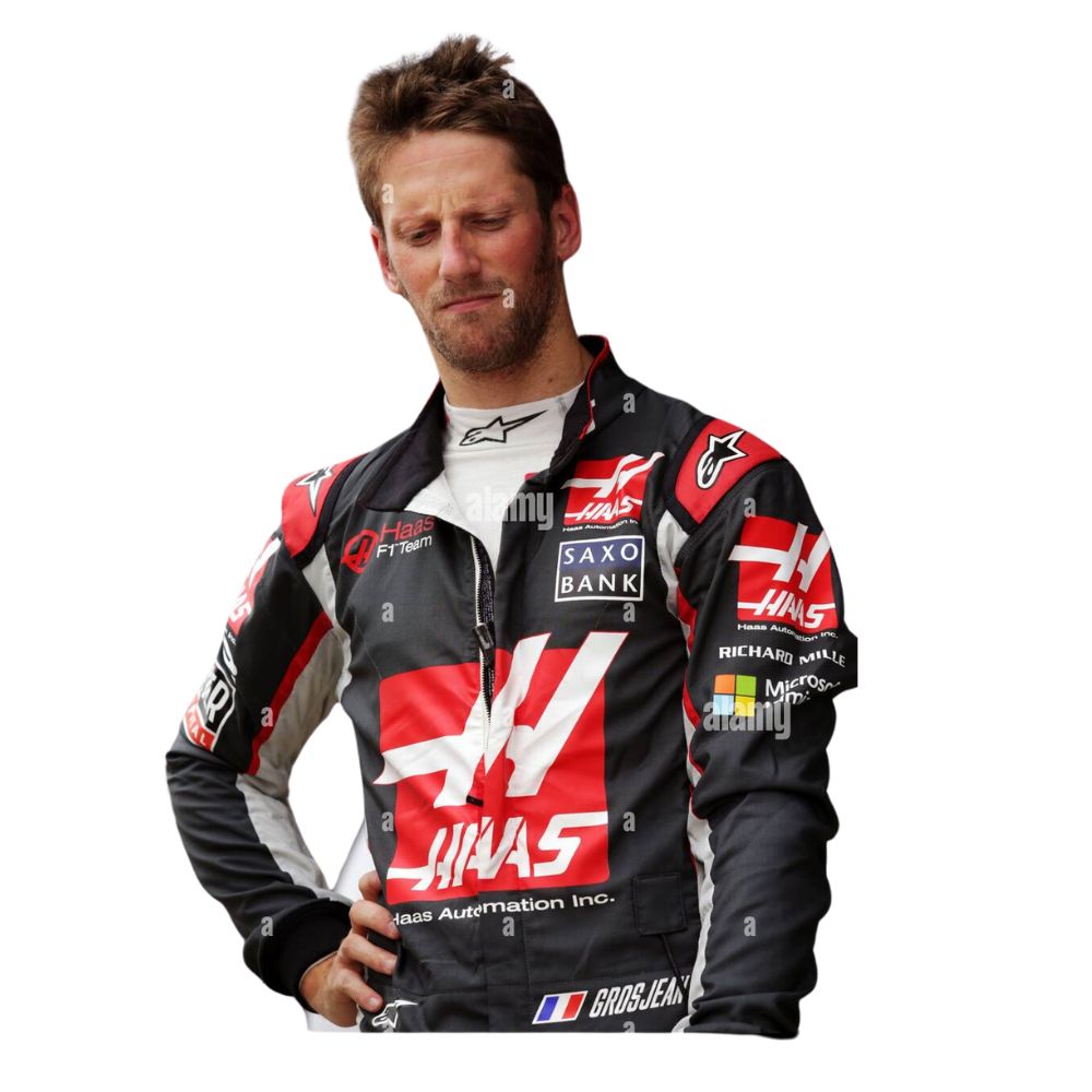 Suit Formual 1 Racing Romain Grosjean Haas 2016 - Image 3