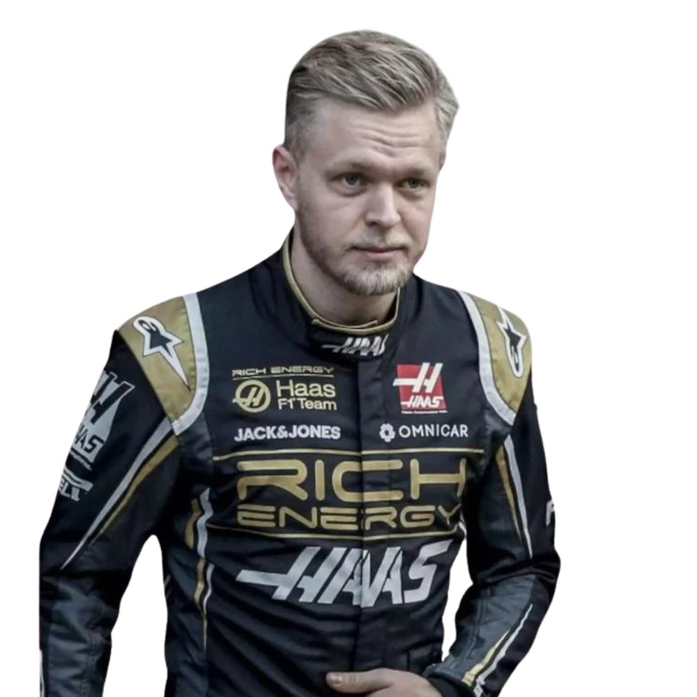 Formula 1 Race Suit Kevin Magnussen Haas 2019 - Image 4