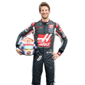 Suit Formual 1 Racing Romain Grosjean Haas 2016