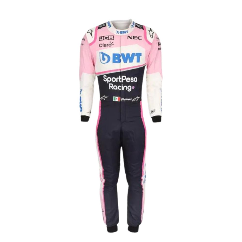 Suit Inspired F1 Race Sergio Perez Racing Point 2019