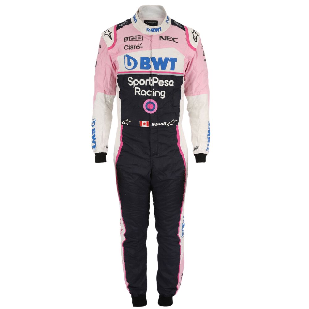 Suit Inspired F1 Race Lance Stroll Racing Point 2019