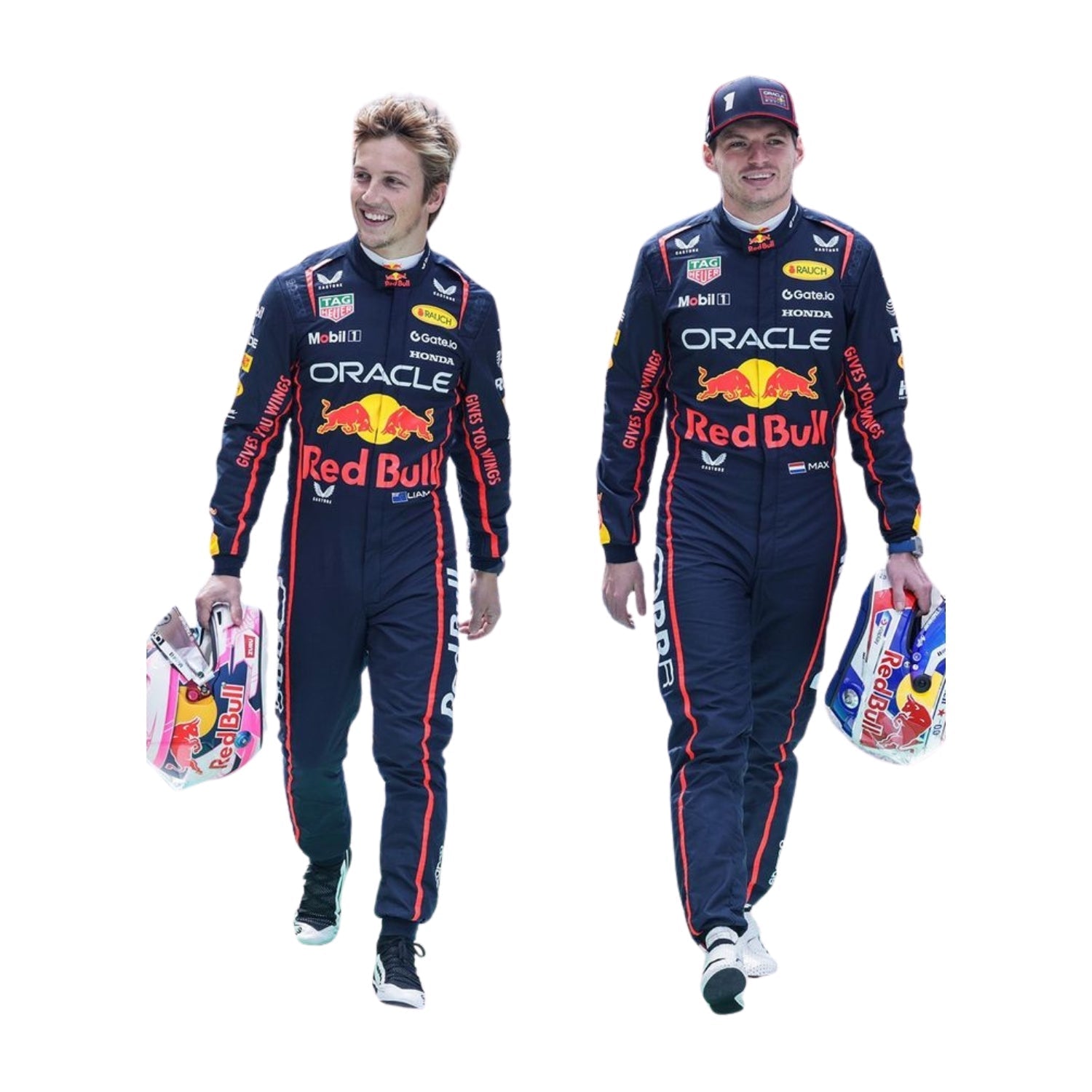 2025 F1 Racing Costume Worn by Max Verstappen & Liam Lawson - F1 Replica Racing Suit | Brex Race Gear