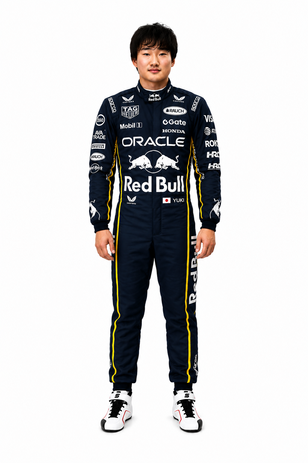 2025 Yuki Tsunoda Las Vegas GP F1 Racing Suit - F1 Replica Racing Suit | Brex Race Gear