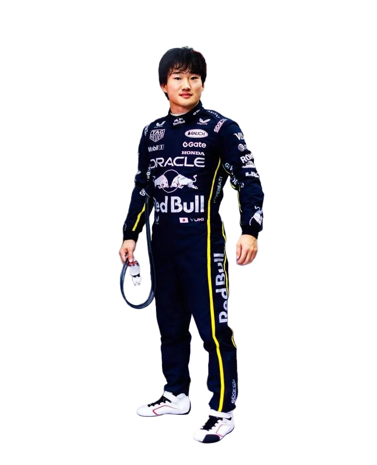 2025 Yuki Tsunoda Las Vegas GP F1 Racing Suit - F1 Replica Racing Suit | Brex Race Gear