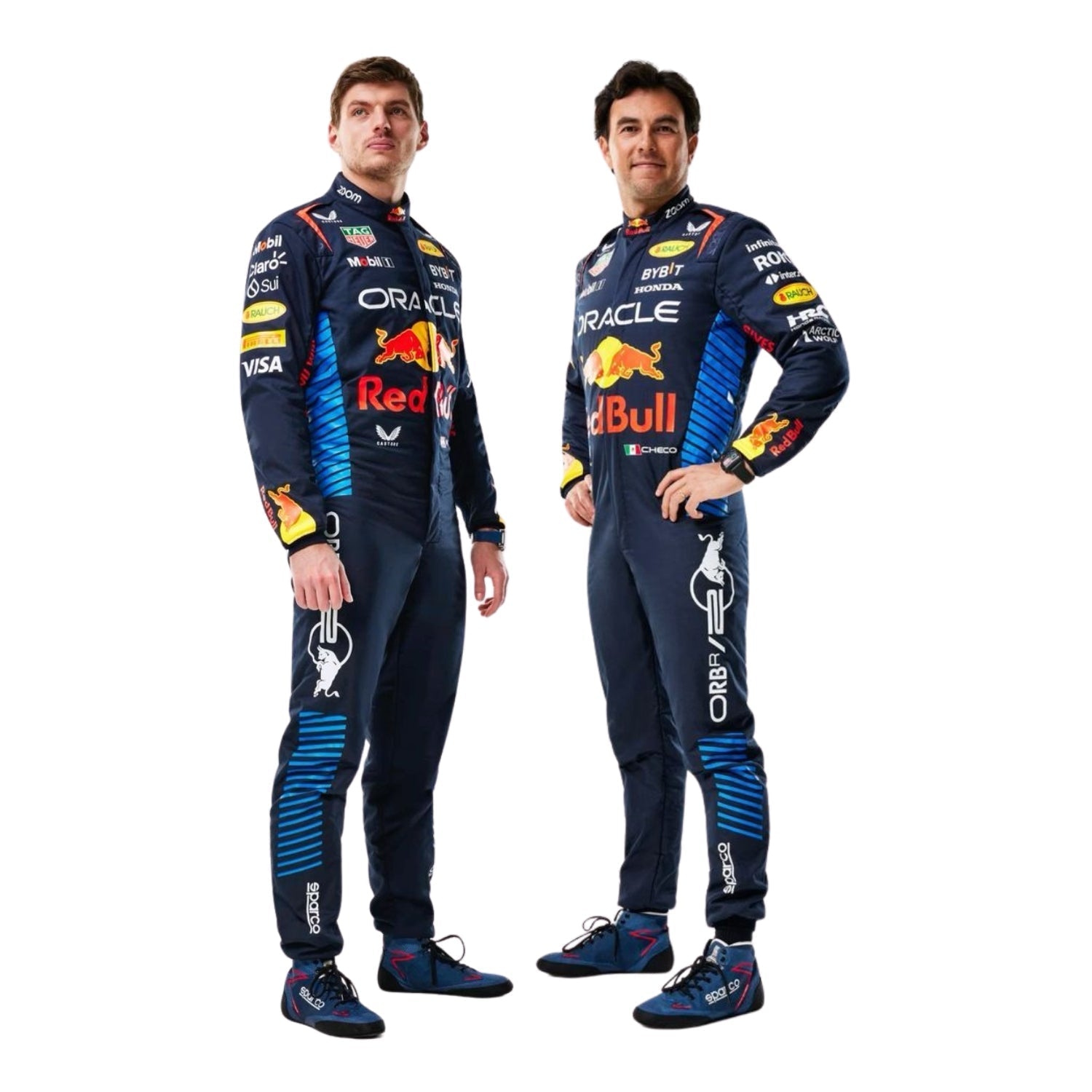 2024 F1 Racing Costume Worn by Max Verstappen & Sergio Pérez - F1 Replica Racing Suit | Brex Race Gear